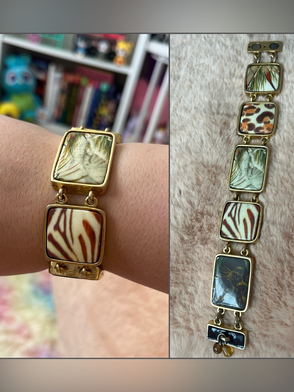 Chicos animal print bracelet